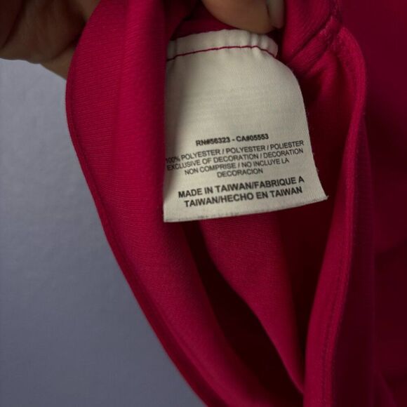 Women's Nike Dri-Fit Running Shirt Short Sleeve Tee Pink White Stripe Small GUC - Picture 6 of 6